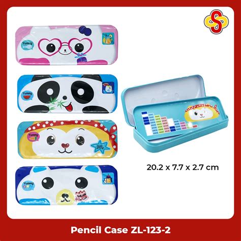 Jual Kotak Pensil Besi Tepak Pencil Case Kaleng Karakter ZL 123 3