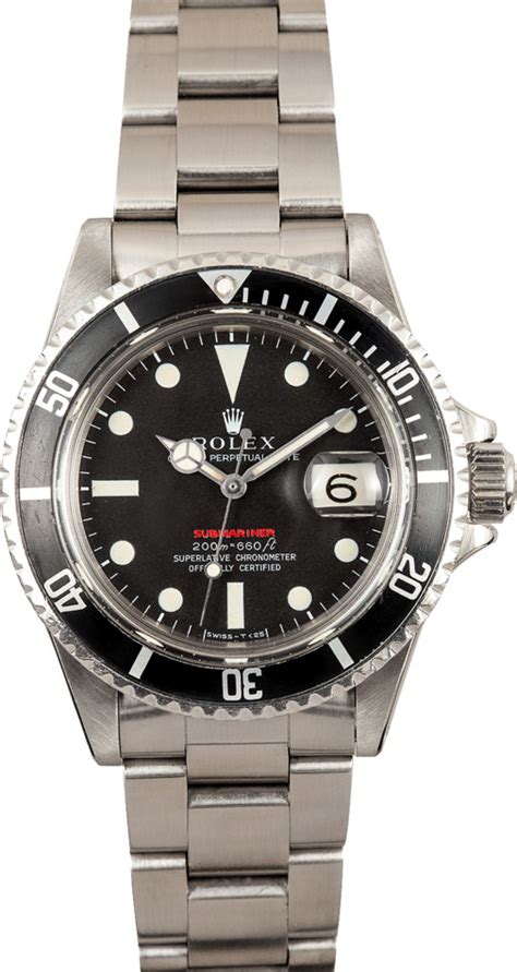 Vintage Rolex Red Submariner - Save up to 50% on Rolex