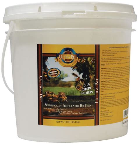 Ultra Bee Pollen Substitute Dry Feed For Mixing Or Feeding Raw Meyer Bees