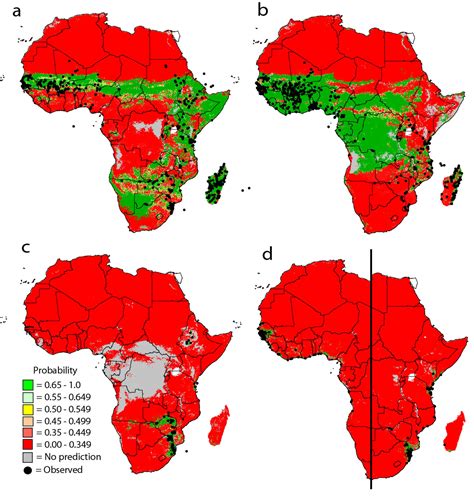 Esa Distribution Of Mosquito Species In Africa