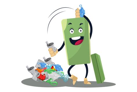 6 Dustbin With Brush Illustrations Free In Svg Png Eps Iconscout