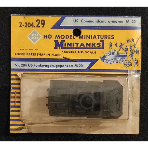 Roco Model Miniatures MiniTanks 204 US Commandcar M20 Modelli