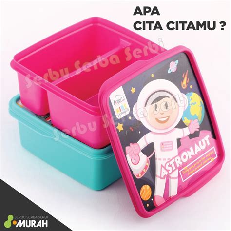 Jual Serbu Murah Lunchbox Biggi Cita Citaku Tempat Bekal Plastik