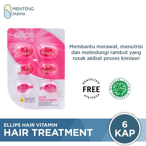 Ellips Hair Vitamin Hair Treatment 6 Kapsul Vitamin Rambut Kering Ru