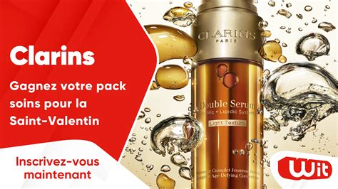 Clarins Gagnez Votre Pack Soins Pour La Saint Valentin WIT FM