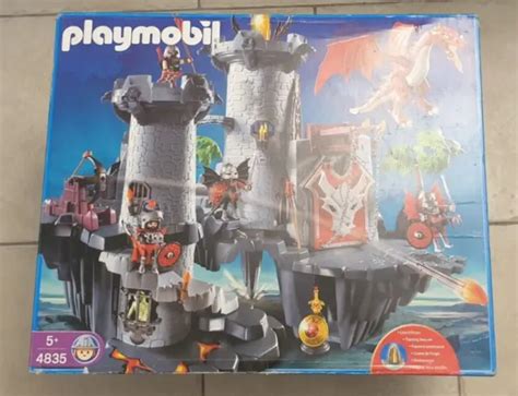 Playmobil La Citadelle Du Dragon Rouge Neuf Castle Nib Never