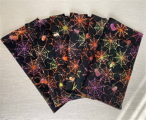 6 Pieces Set Halloween Cloth Napkins Fall Cotton Napkins - Etsy