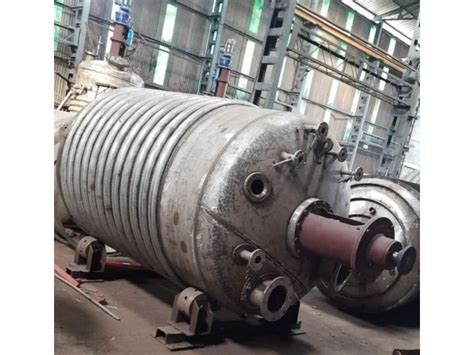 Mild Steel Semi Automatic MS Limpet Coil Reactor Max Pressure 10 Kg