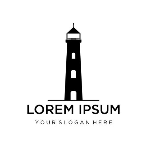 Premium Vector Lighthouse Logo Icon Vector Template