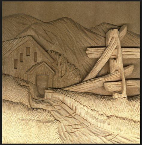 Wood carving