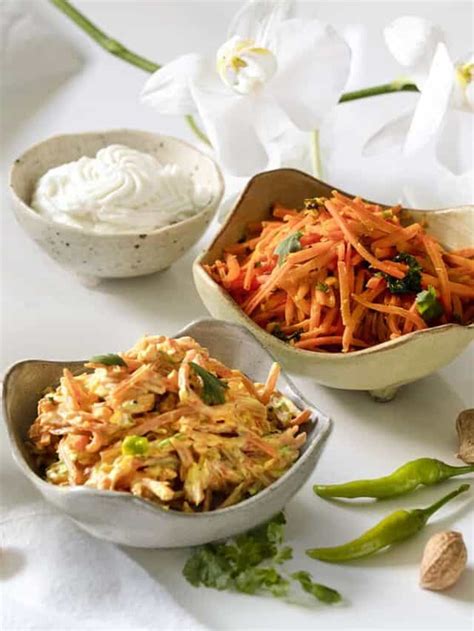 EASY INDIAN CARROT SALAD | CARROT SLAW - TwoSleevers