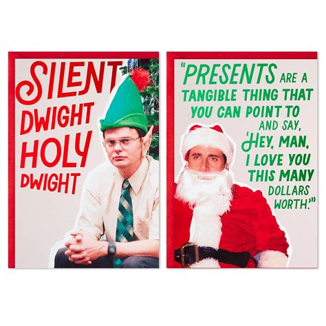 Hallmark Shoebox Pack Of Funny Christmas Cards The Office Michael And