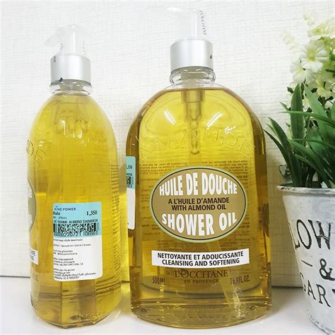 ออยลอาบนำ บำรงผว Loccitane Almond Shower Oil ขนาด 250 ml ขวดปม