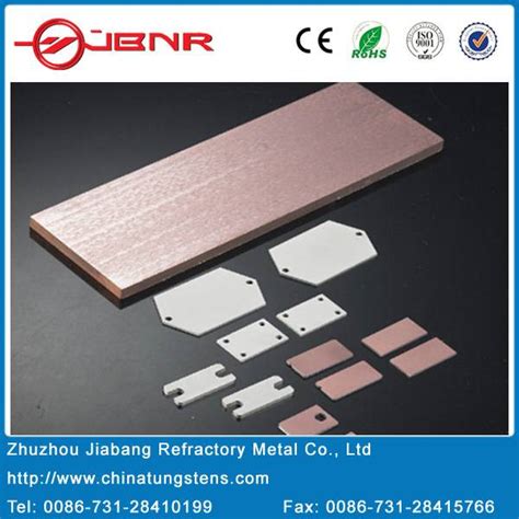 Molybdenum Copper Heat Sink For Electronic Sealed Zhuzhou Jiabang