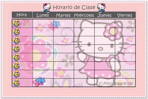 Hello Kitty Quien Quira Horario Dela Hello Kitty Ya Los Tiene