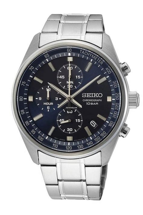 Seiko Gents Chronograph Watch Sbb P