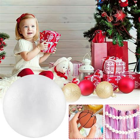 20CM White Foam Balls Polystyrene Crafts Balls Art Decoration Balls For ...