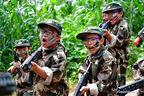 Children Attend Military Summer Camp In N China Cn