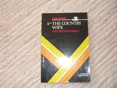 Amazon William Wycherley The Country Wife Notes York Notes Murray Christopher