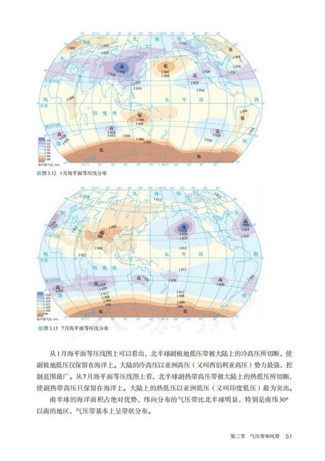 第二节 气压带和风带2019年审定人教版高中地理选修1中学课本网