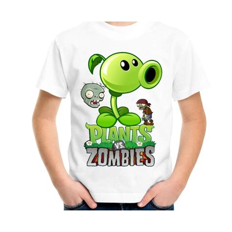 Camisa Camiseta Plants Vs Zombies Jogo Infantil Plantas Vs Zumbis Game