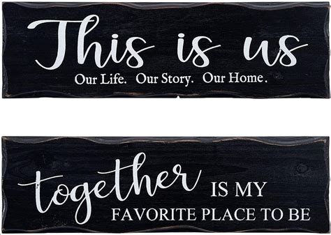 Gracie Oaks 2 Piece Farmhouse Rustic Wood Signs Wall Décor Set Wayfair