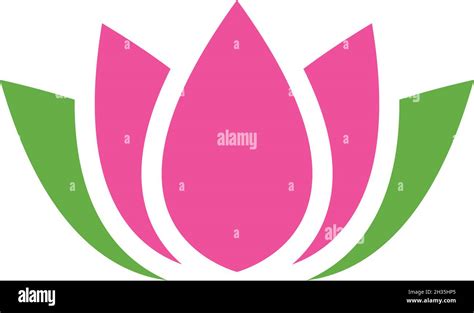 Lotus Flowers Logo Template Vector Stock Vector Image And Art Alamy