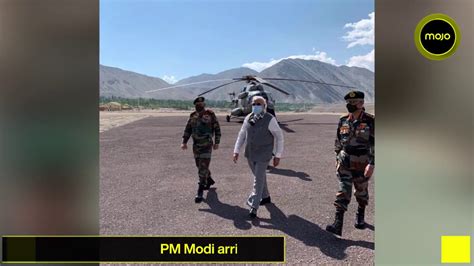 PM Modi In Ladakh Amid Indo China Standoff At LAC Strong Message To