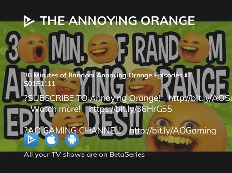 Watch The Annoying Orange season 1 episode 1111 streaming online ...