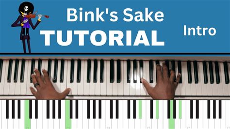 One Piece Binks Sake Piano Tutorial Intro Section Youtube