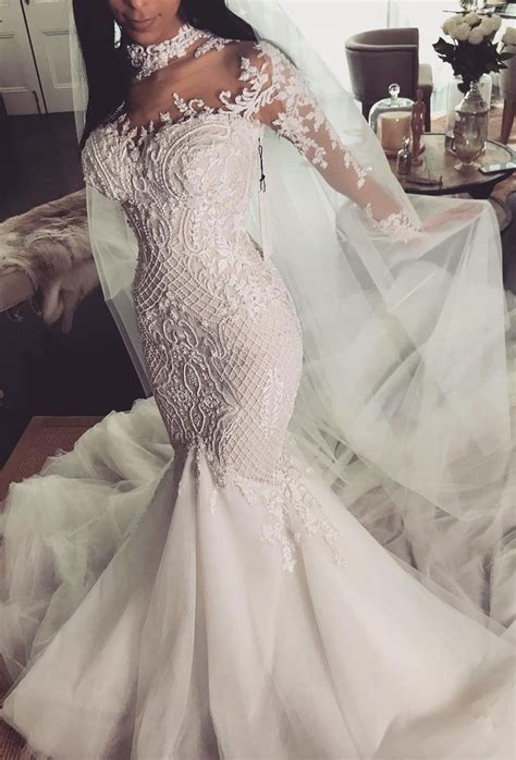 41 Incredibly Gorgeous Mermaid Wedding Dresses With Incredible Elegance