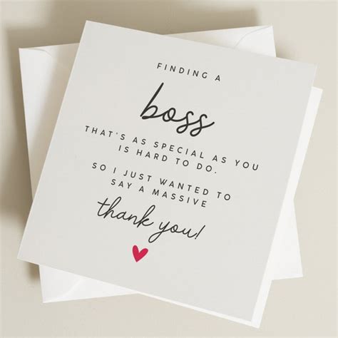 Thank You Boss - Etsy