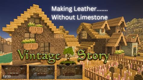 Making Leather WITHOUT Limestone Or Borax Vintage Story LP Ep 13