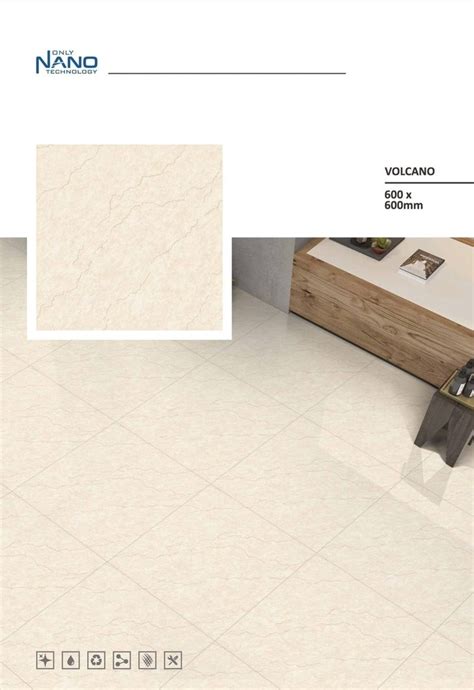 Glossy Nano Floor Tile 2x2 Feet 600x600 Mm At Rs 23 Sq Ft In Morbi