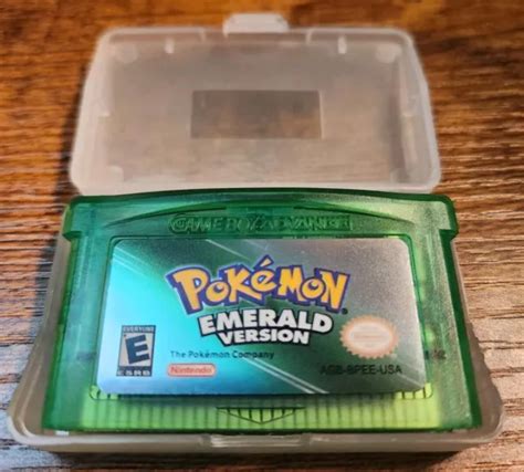 VERSION POKÉMON ÉMERAUDE Nintendo Game Boy Advance 2005 EUR 10 12