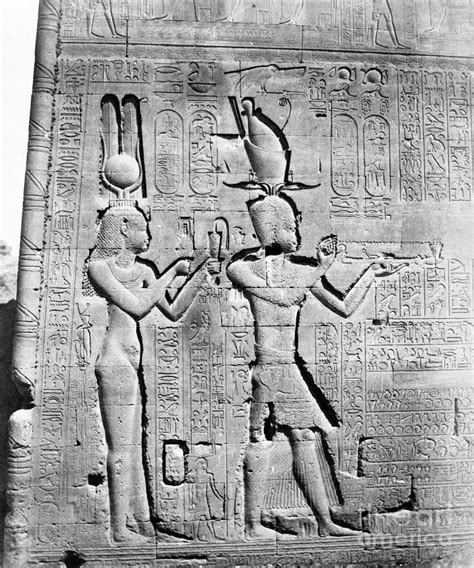 Cleopatra And Caesarion, Temple Photograph by Science Source - Pixels