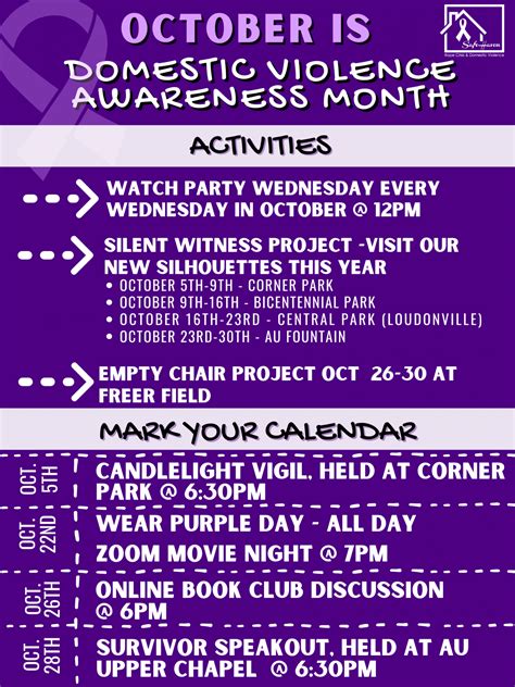 Domestic Violence Awareness Month Ideas