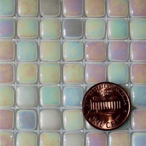 Morjo™ Iridescent Glass Mosaic Tiles 3/4 Inch for Arts and Crafts!