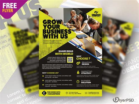 Corporate Agency Flyer Design PSD Flyer PSD