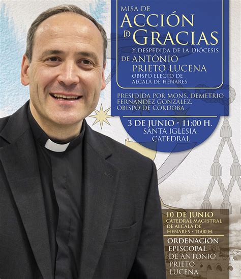 Misa De Acción De Gracias Y Despedida De Antonio Prieto Diócesis De