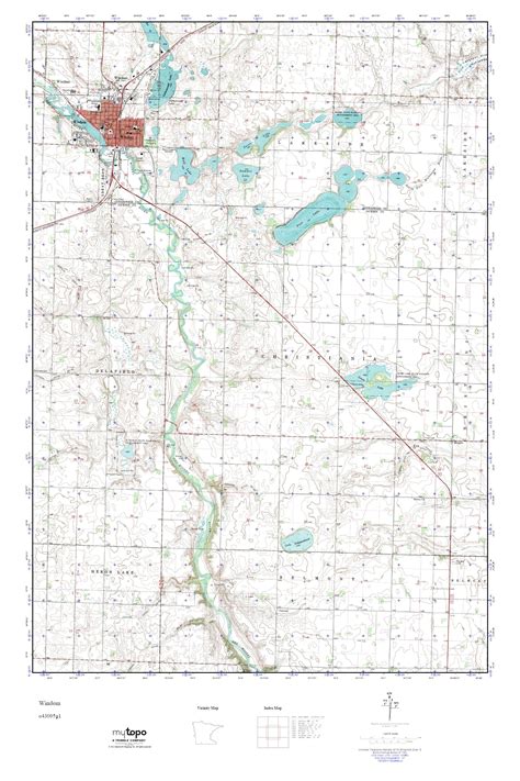 Mytopo Windom Minnesota Usgs Quad Topo Map