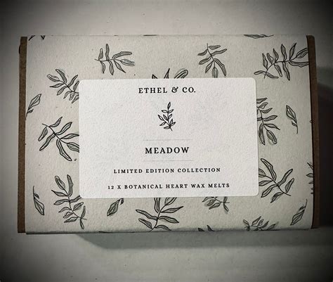 Meadow Botanical Heart Wax Melt Box Ethel And Co