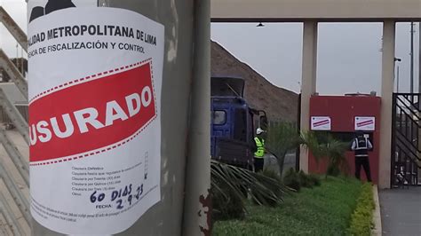 Municipalidad de Lima clausuró estadio de San Marcos por ruido de