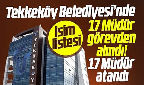 Samsun Da Tekkek Y Belediyesi Nde M D R G Revden Al Nd M D R