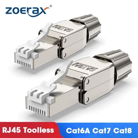 Zoerax Cat A Cat Cat Toolless Field Termination Plug Shielded Stp