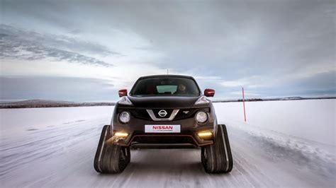 Off Road Camping Nissan Juke Nismo RSnow Is Dashing Through The Snow