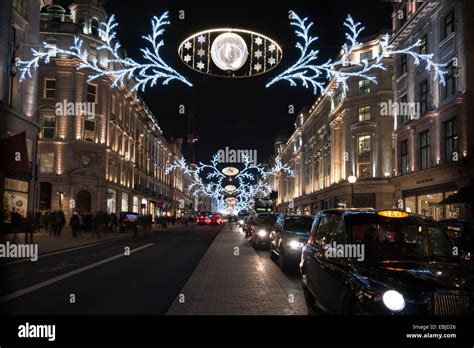 Regent Street christmas lights Stock Photo - Alamy