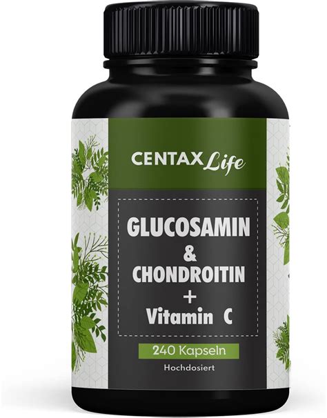 Centax Life Glucosamin Chondroitin Hochdosiert 240 Kapseln