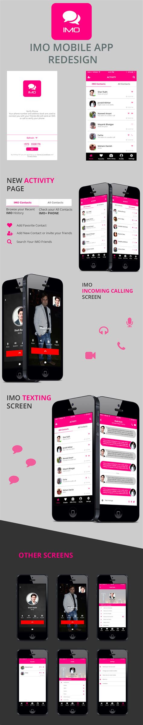 IMO Mobile App Redesign on Behance