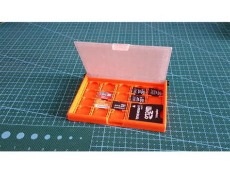 Microsd Card Box Printable Free 3d Model 3dm Open3dmodel